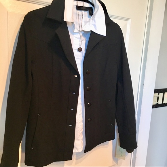 🎉HP🎉~NWT! LAURA ASHLEY PETITES Blazer Style Jacket!🌟 - Picture 2 of 15